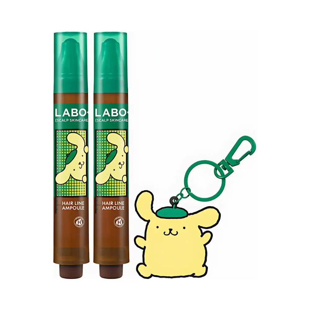 [LABO-H] Pompompurin Edition Scalp Strengthening Clinic Hair Line Ampoule Hair Loss Care Twin Pack - 15ml x 2