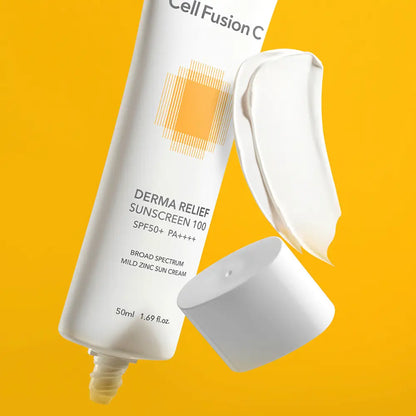 [CELL FUSION C] Derma Relief Sunscreen SPF50+ PA++++ Special Set - SFOILER