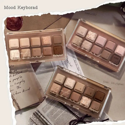 [LILYBYRED] Mood Keyboard Eyeshadow – 12 colors / 10.5g - SFOILER