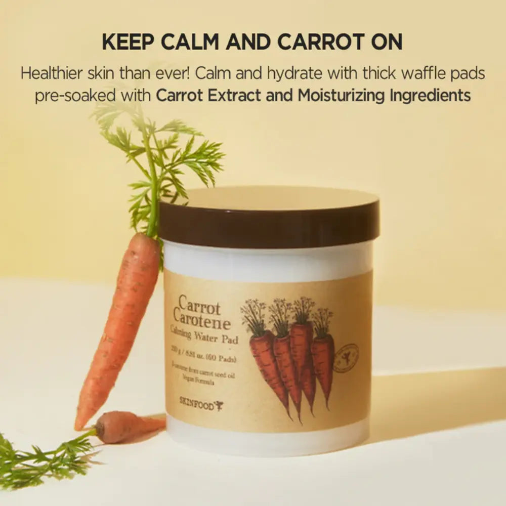 [SKINFOOD] Carrot Carotene Calming Water Pad Special Set - SFOILER