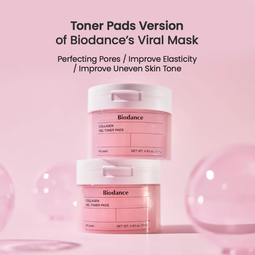 [BIODANCE] Bio Collagen Gel Toner Pads – 60 PADS / 140g - SFOILER