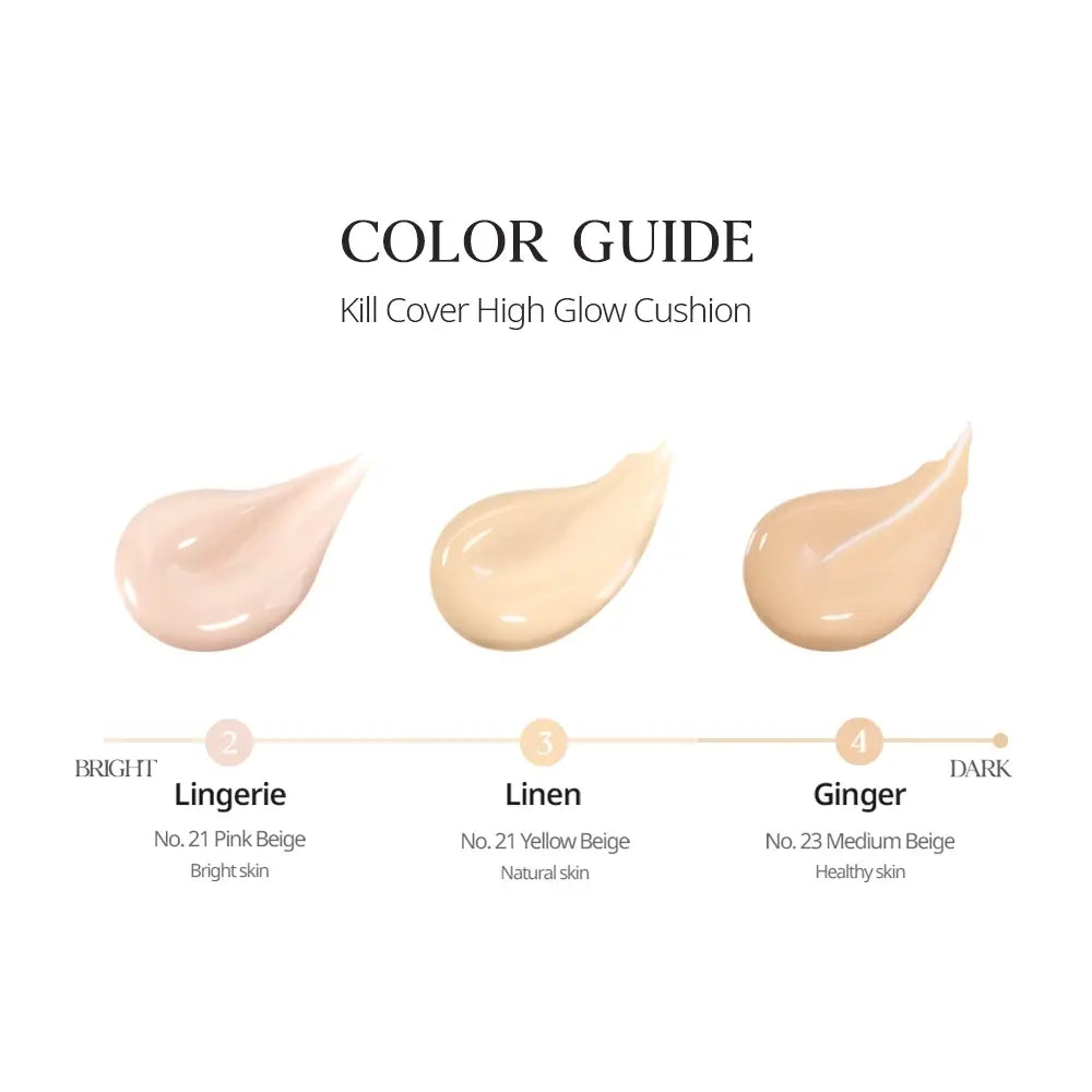 [CLIO] Kill Cover High Glow Cushion Refill Set - 3 colors - SFOILER