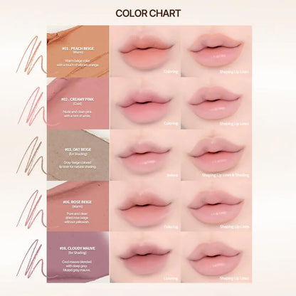 [HEART PERCENT] Dote On Mood Lip Pencil Slim – 10 colors / 0.4g - SFOILER