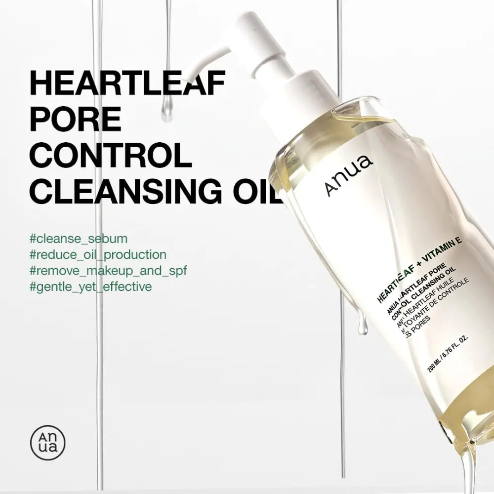 [ANUA] Heartleaf Pore Control Cleansing Oil - 200ml / 350ml - SFOILER