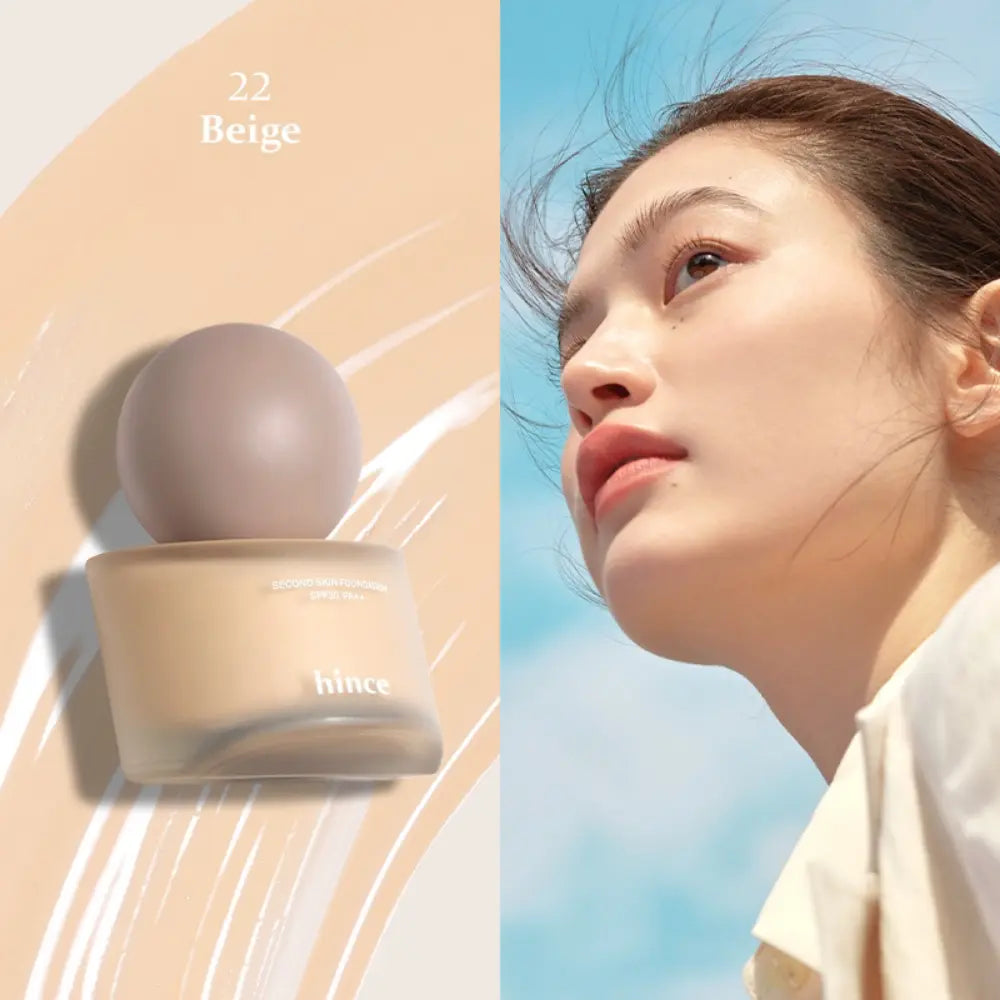 [HINCE] Second Skin Foundation – 40ml / 7 colors - SFOILER