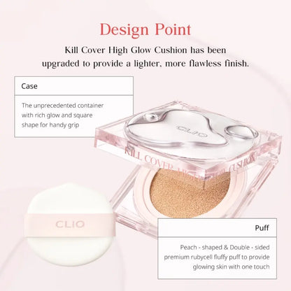 [CLIO] Kill Cover High Glow Cushion Refill Set - 3 colors - SFOILER