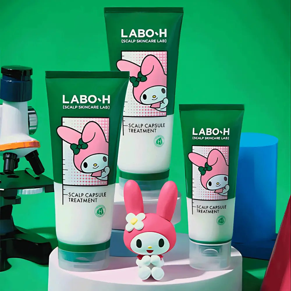 [LABO-H] My Melody Edition Scalp Strengthening Clinic Capsule Treatment Hair Loss Care Special Set - SFOILER