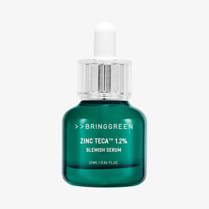 [BRING GREEN] Zinc Teca 1.2% Blemish Serum – 25ml - SFOILER