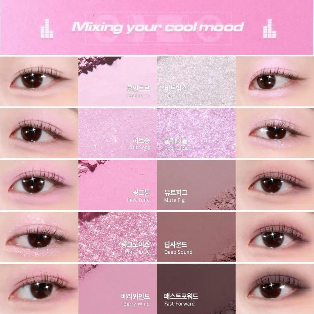 [LILYBYRED] Mood Keyboard Eyeshadow – 12 colors / 10.5g - SFOILER