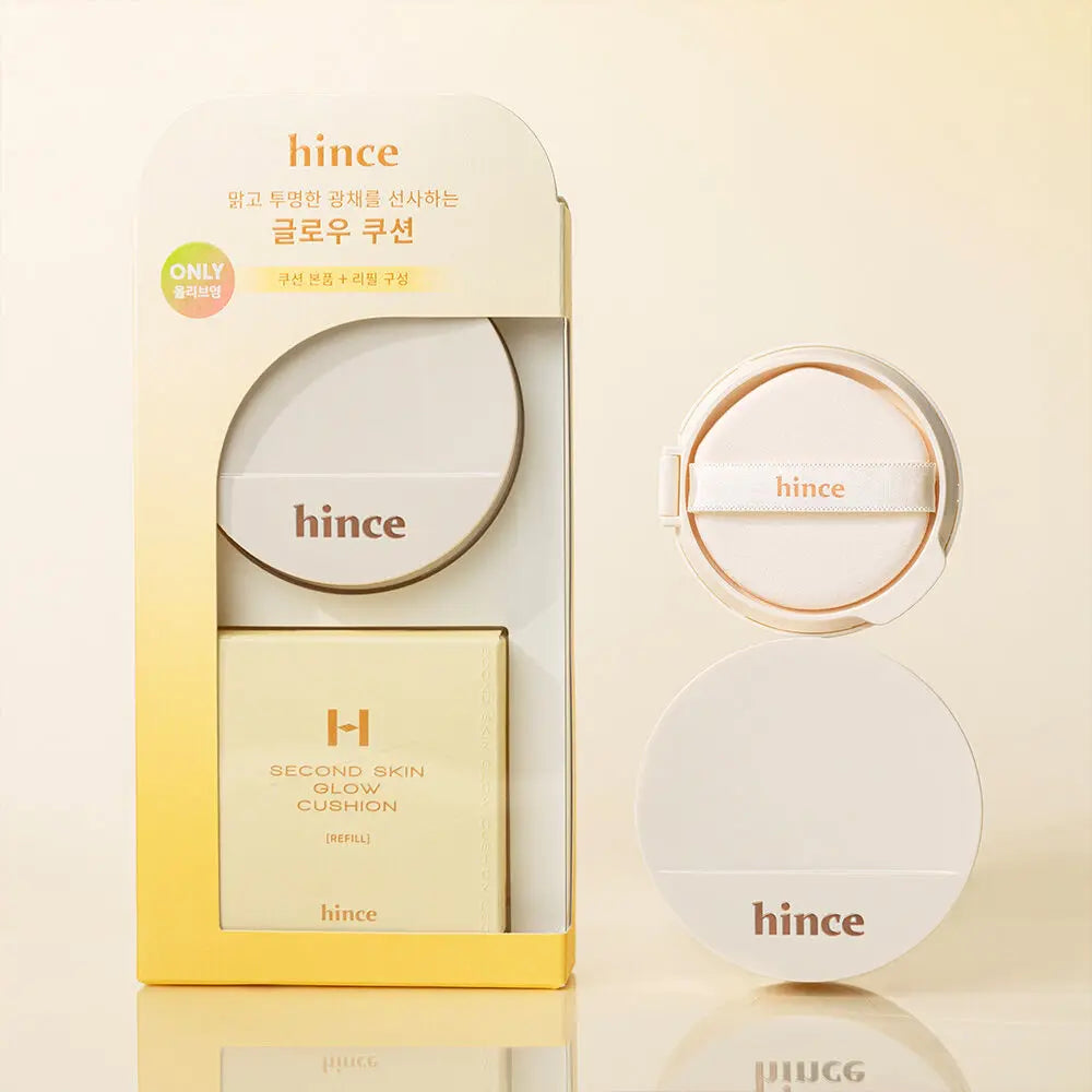 [HINCE] Second Skin Glow Cushion Refill Set – 4 colors - SFOILER