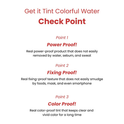 [TONYMOLY] Get It Tint Colorful Water  5 colors / 3g - SFOILER