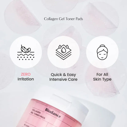 [BIODANCE] Bio Collagen Gel Toner Pads – 60 PADS / 140g - SFOILER