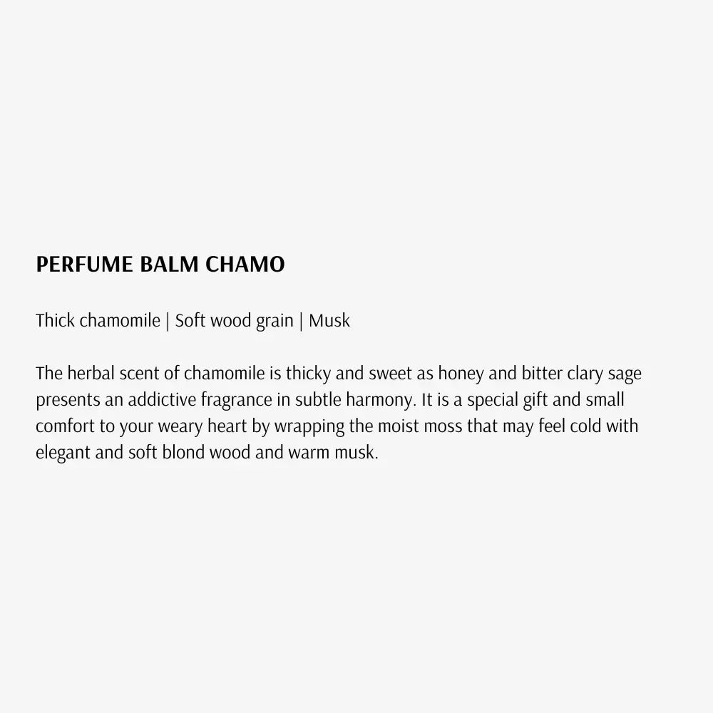 [TAMBURINS] Chamo Perfume Balm  6.5g - SFOILER