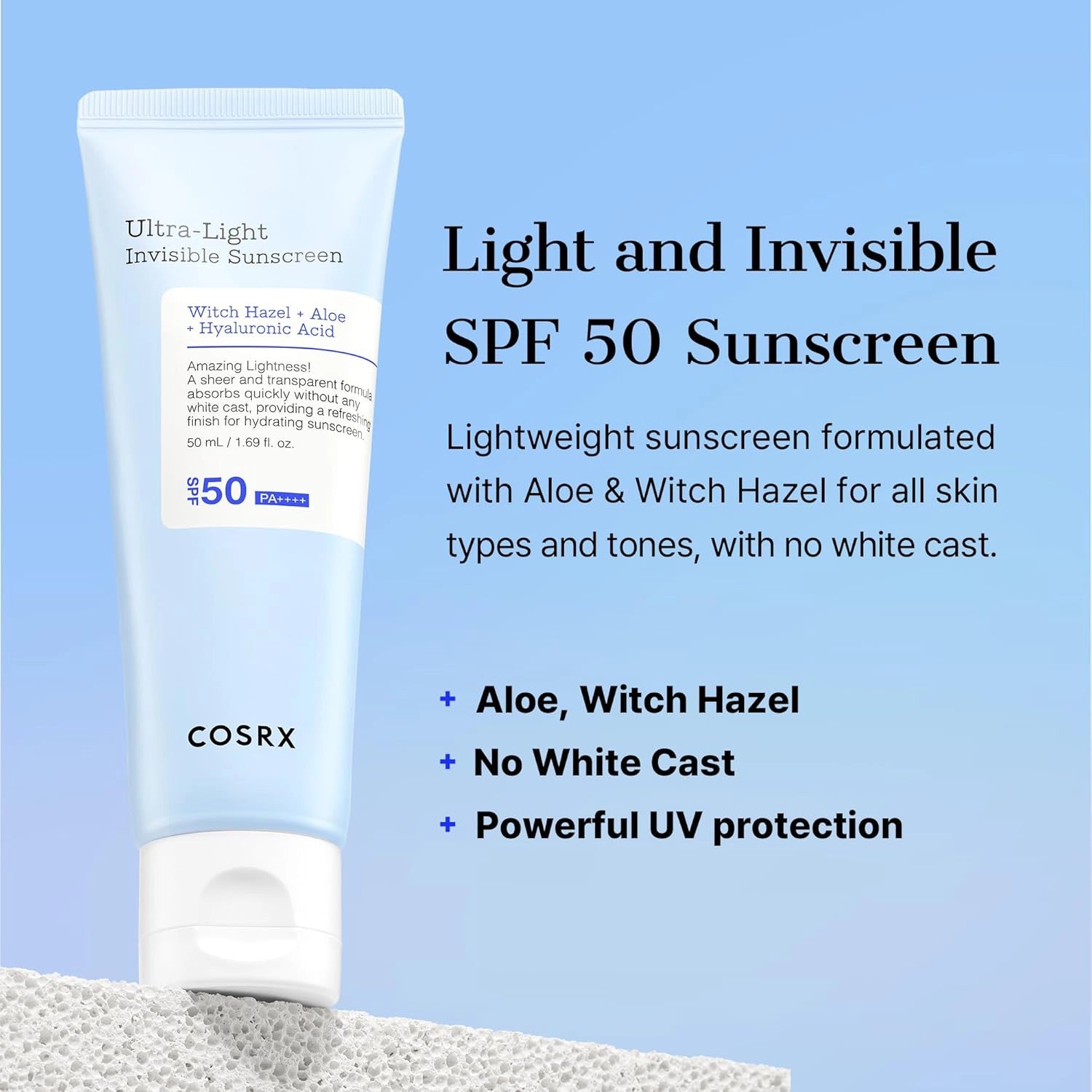 [COSRX] Ultra Light Invisible Sunscreen Twin Pack - 50ml x 2 - SFOILER
