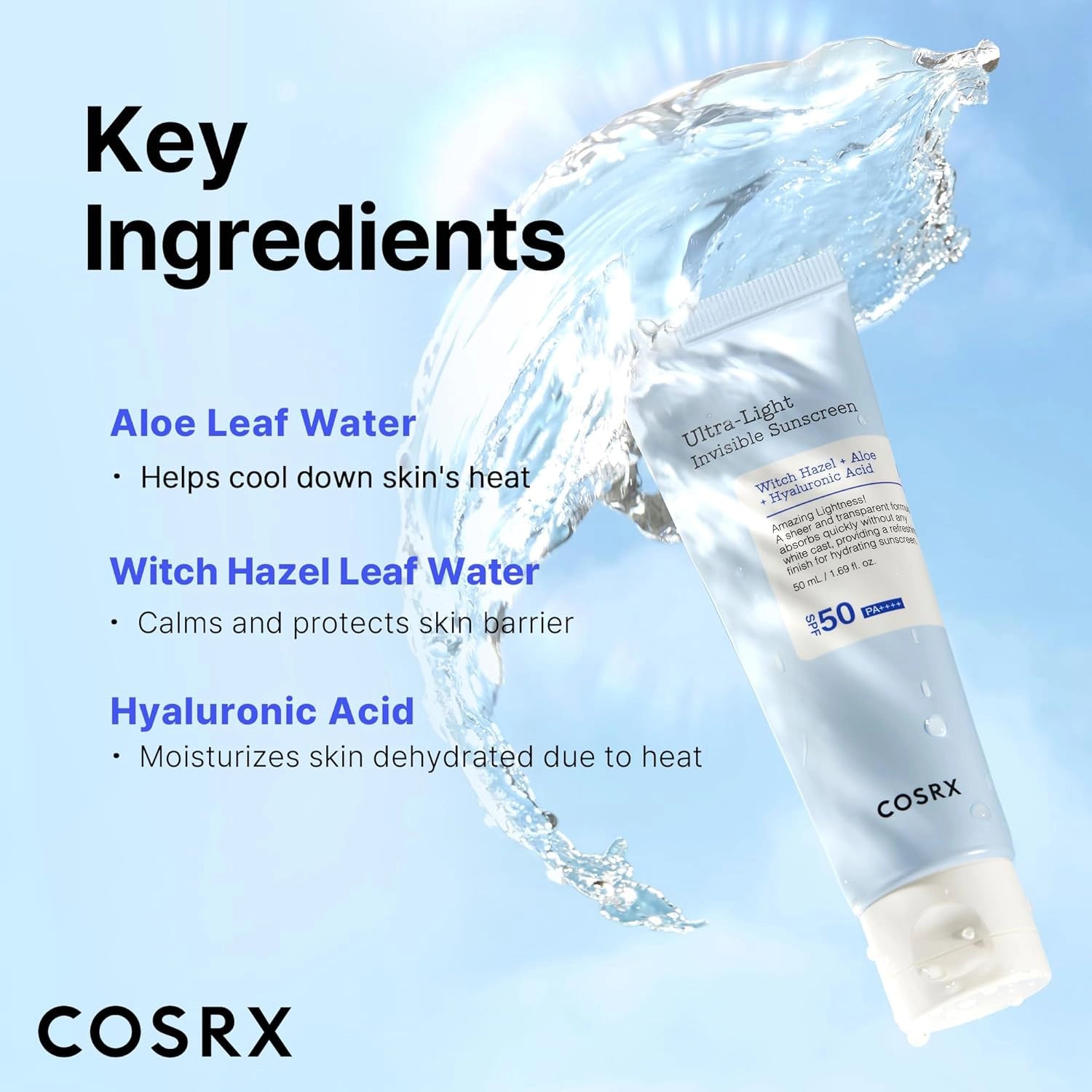 [COSRX] Ultra Light Invisible Sunscreen Twin Pack - 50ml x 2 - SFOILER
