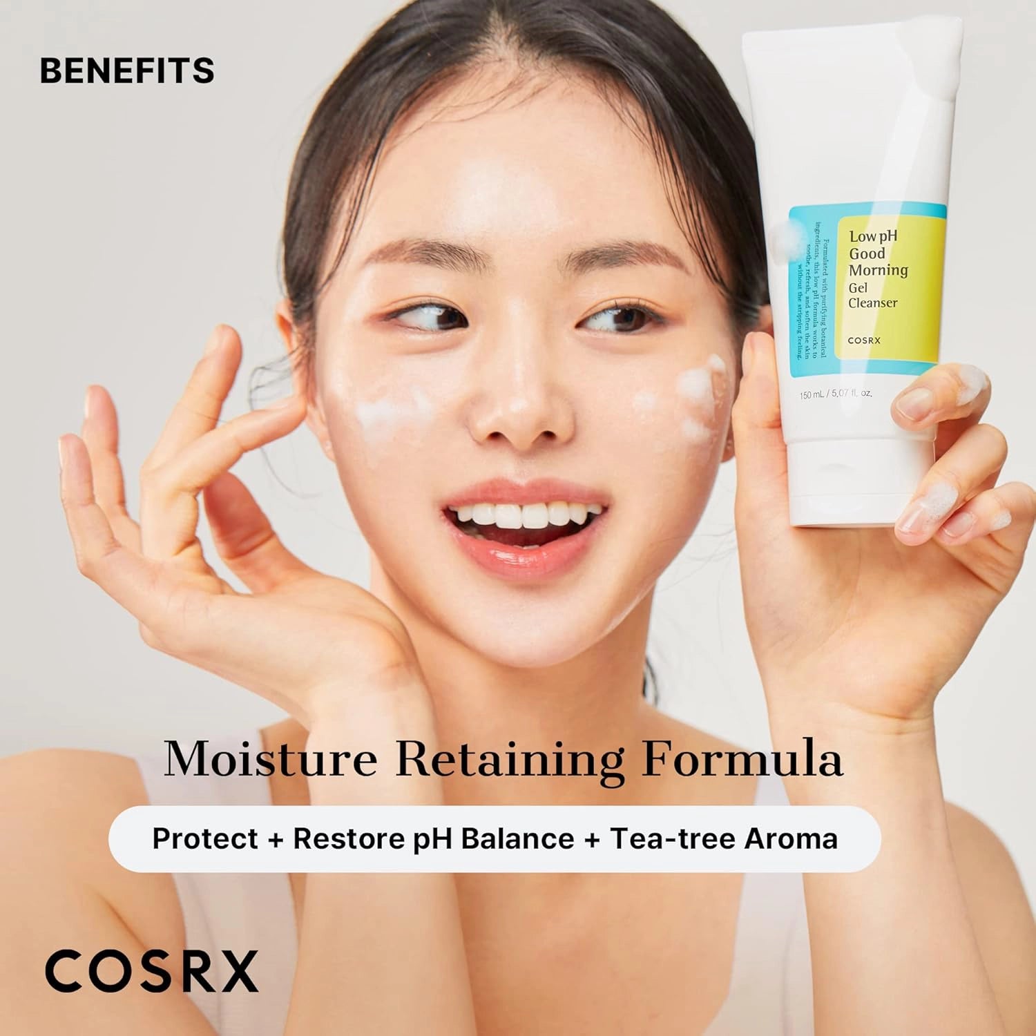 [COSRX] Low pH Good Morning Gel Cleanser - 150ml - SFOILER