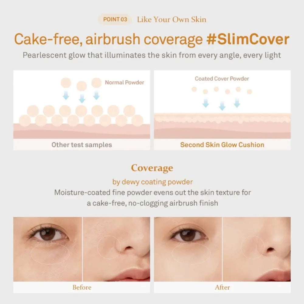 [HINCE] Second Skin Glow Cushion Refill Set – 4 colors - SFOILER