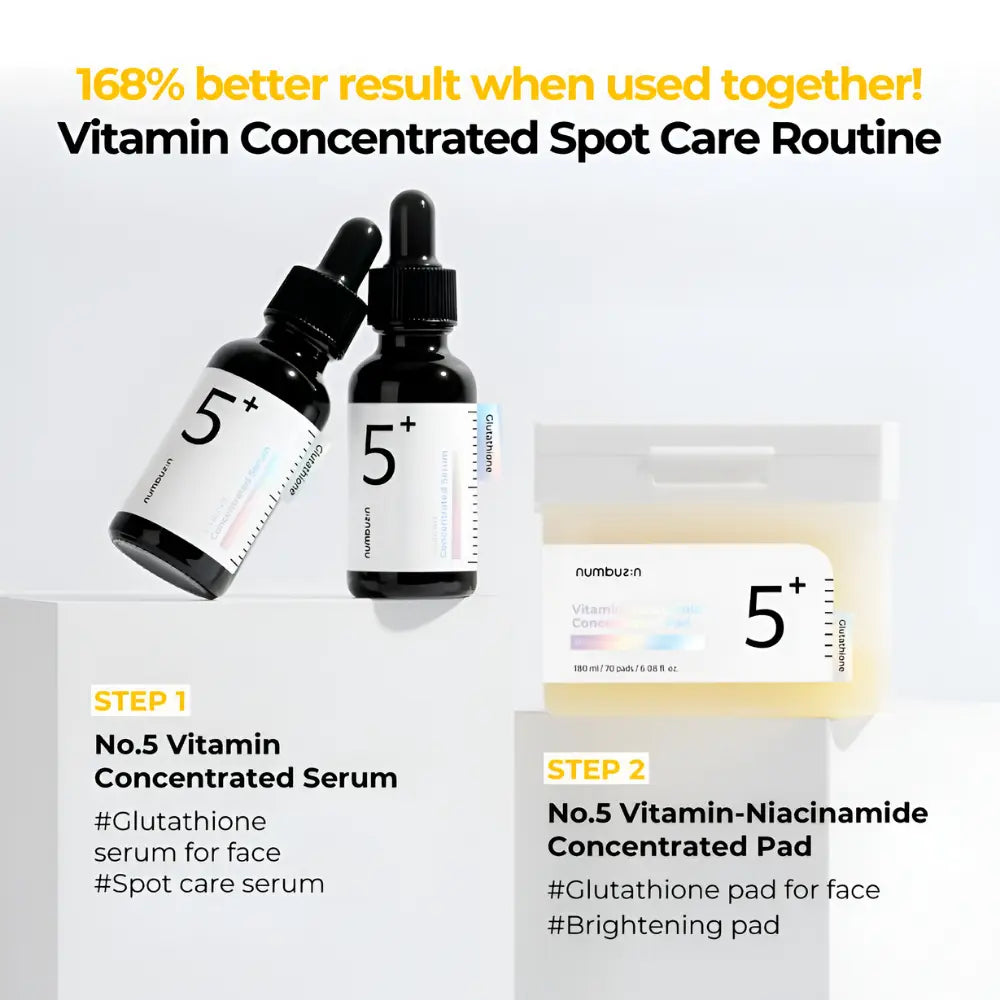 [NUMBUZIN] No.5+ Glutathione Vitamin Concentrated Serum Special Set - SFOILER