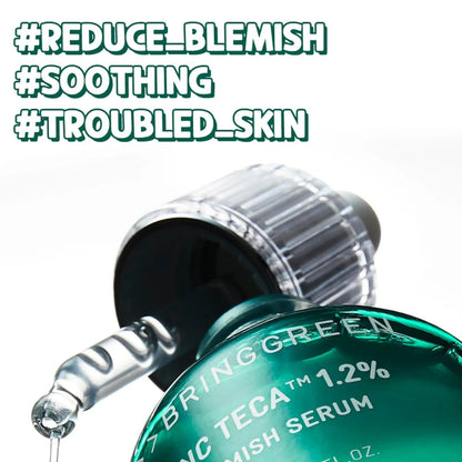 [BRING GREEN] Zinc Teca 1.2% Blemish Serum – 25ml - SFOILER