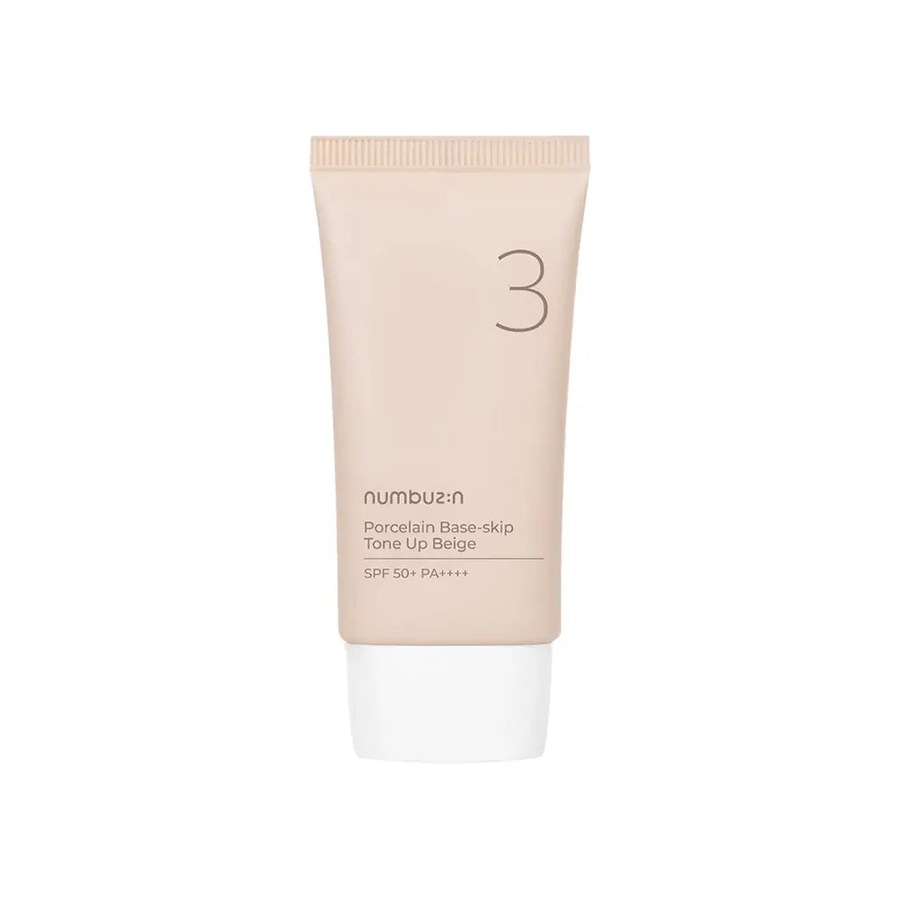 [NUMBUZIN] No.3 Porcelain Base Skip Tone Up Beige – 50ml - SFOILER