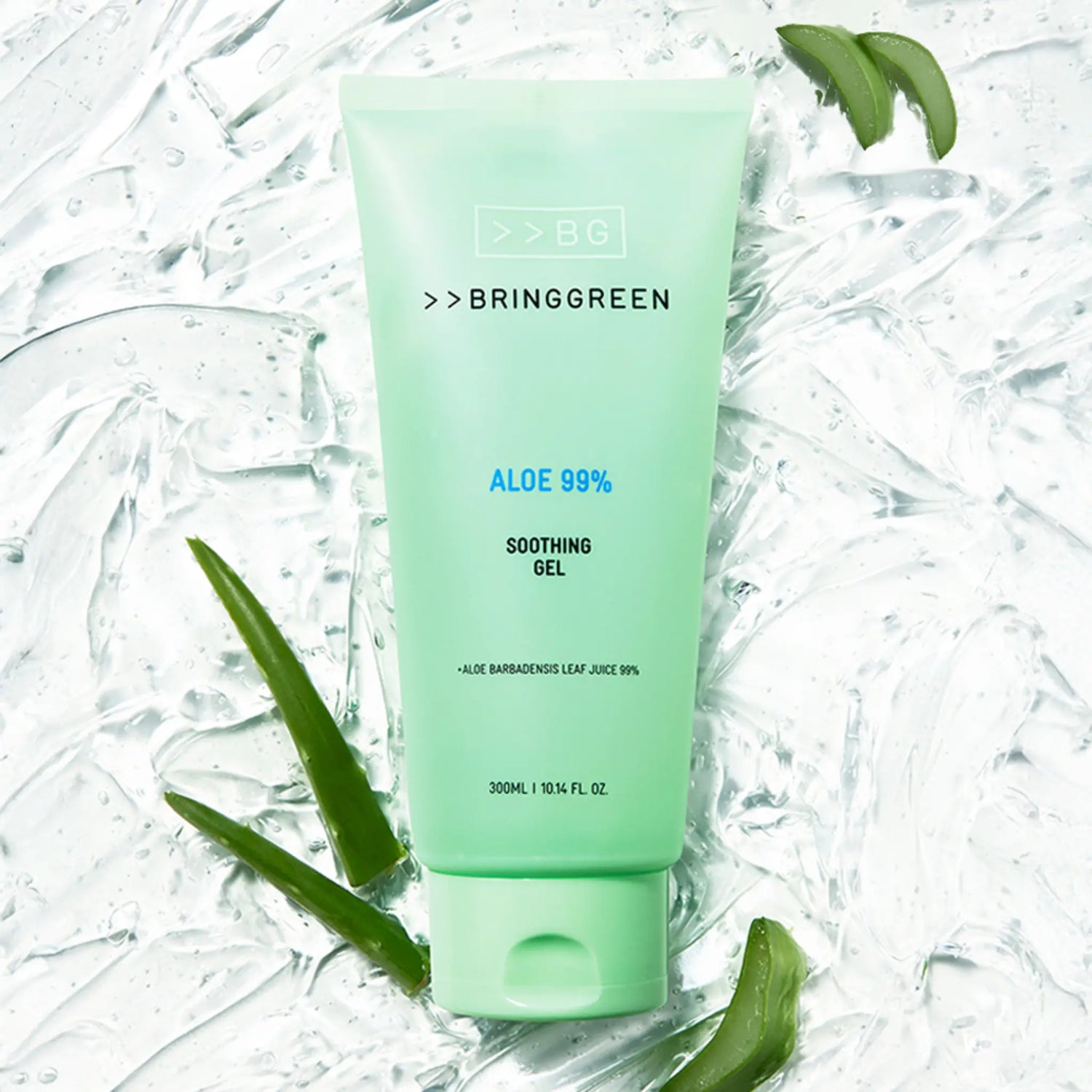 [BRINGGREEN] Aloe 99% Soothing Gel TWIN PACK - 300ml x 2 - SFOILER