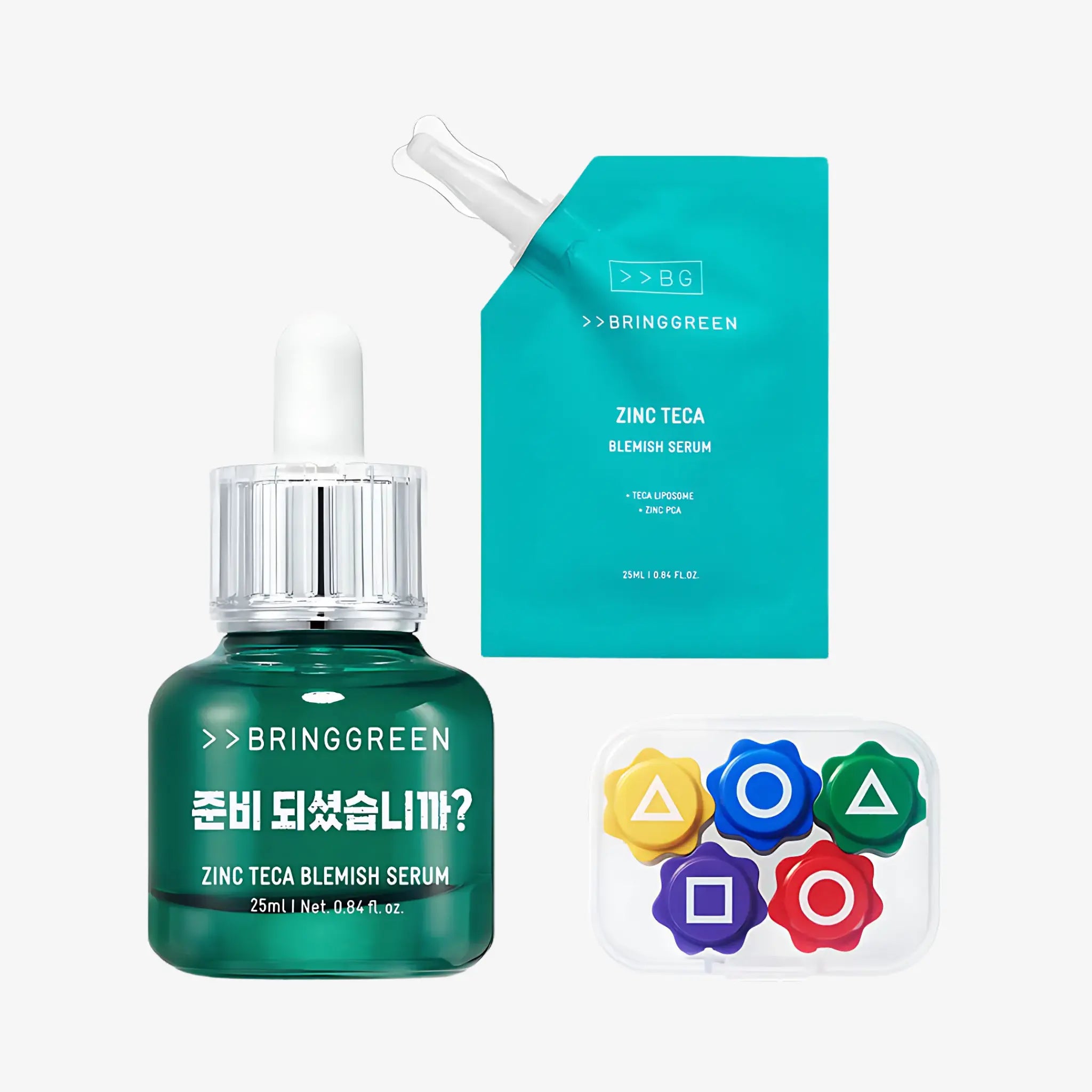 [BRING GREEN X SQUID GAME] Zinc Teca 1.2% Blemish Serum Special Set