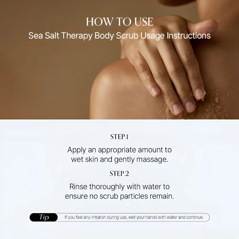 [GROWUS] Sea Salt Therapy Body Scrub - 350g - SFOILER