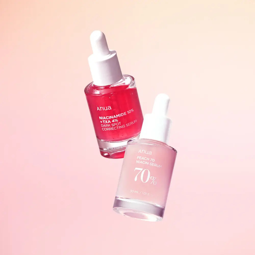 [ANUA] Peach 70% Niacin Serum & NIACINAMIDE 10%+TXA 4% Dark Spot Correcting Serum Set