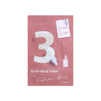 [NUMBUZIN] No.3 Tingle-pore Softening Sheet Mask - SFOILER