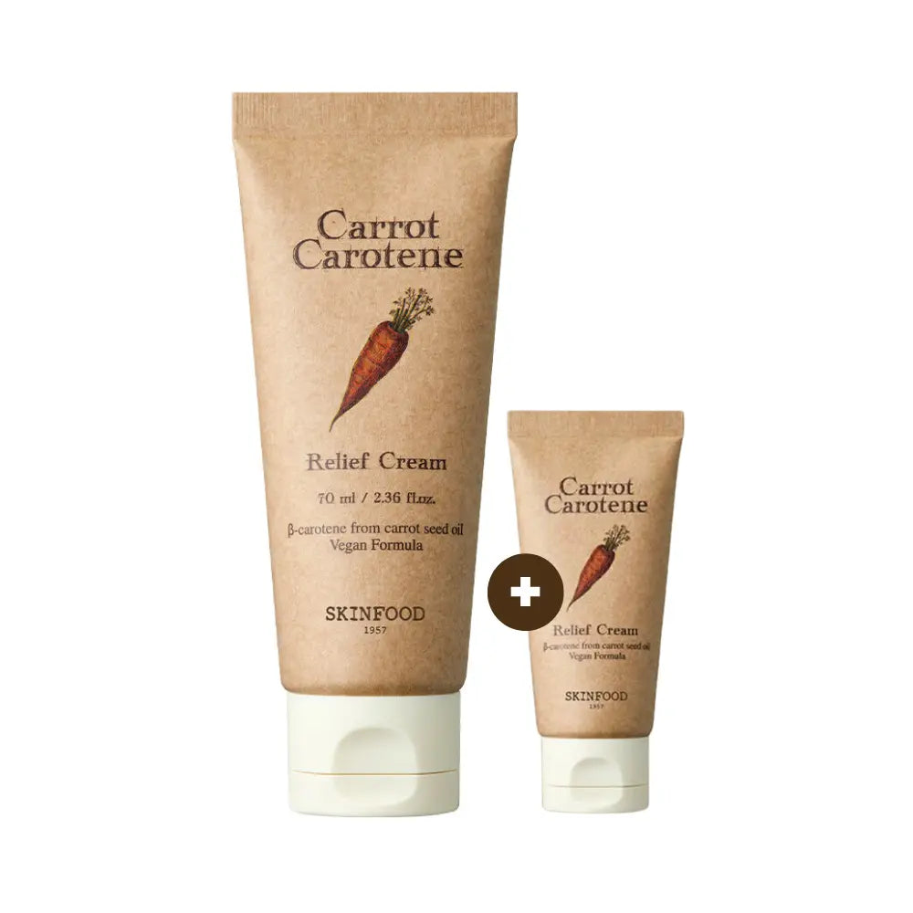 [SKINFOOD] Carrot Carotene Relief Cream Special Set - SFOILER