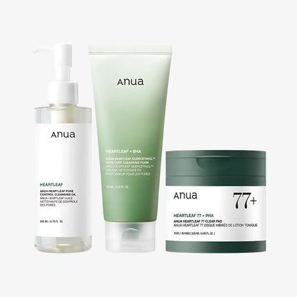 [ANUA] Heartleaf Smooth Skin &amp; Sebum Control Set