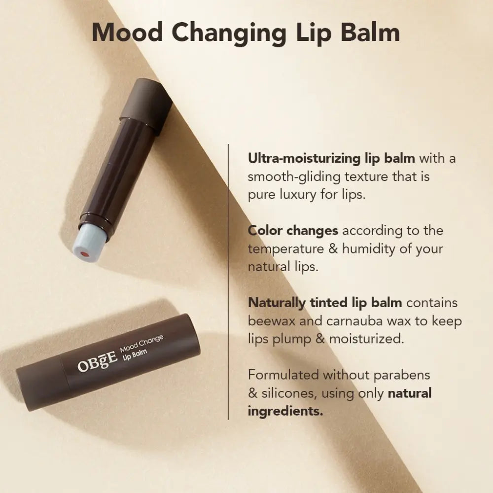 [OBgE] Mood Change Lip Balm – 2 colors / 3g - SFOILER