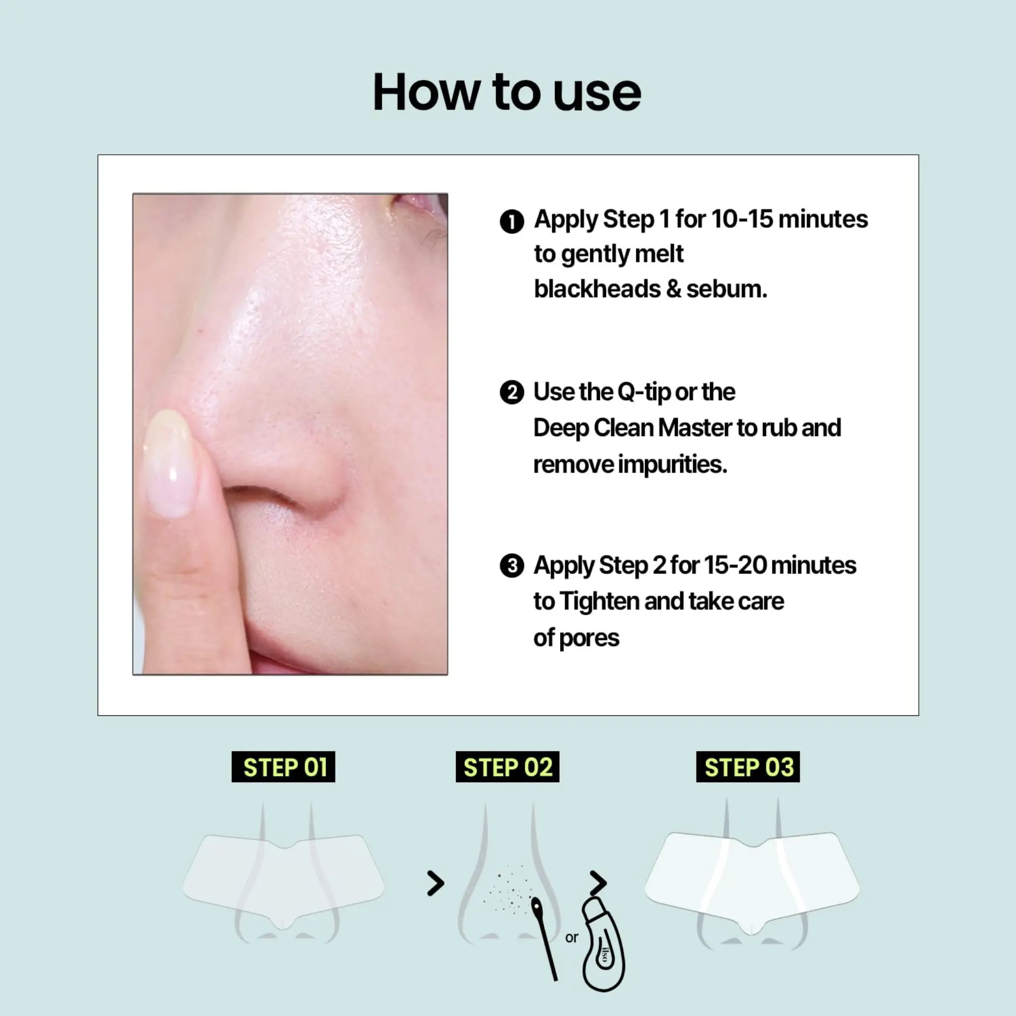 [ILSO] Natural Mild Clear Nose Patch - 5ea / 10ea - SFOILER