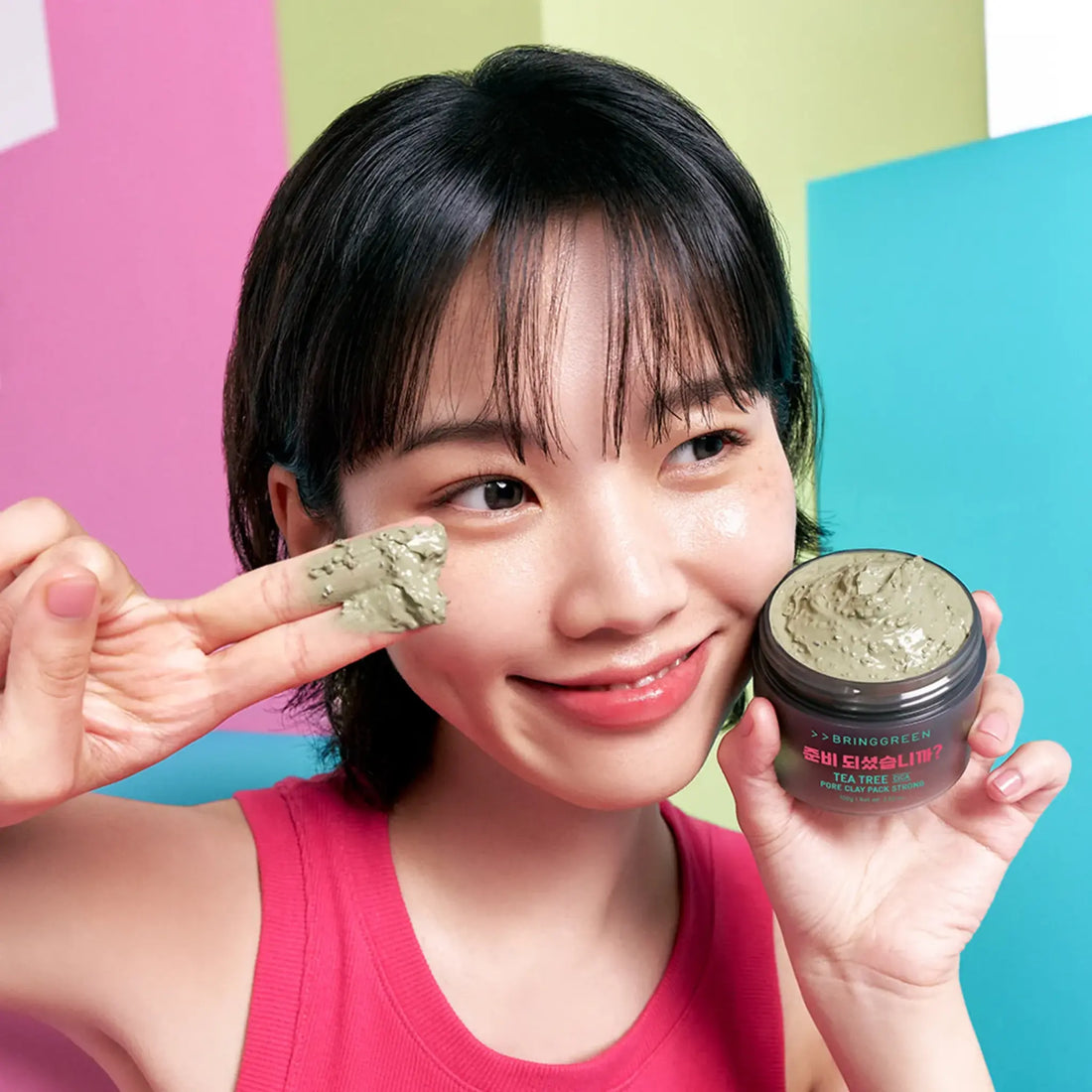 [BRING GREEN X SQUID GAME] Tea Tree Cica Pore Clay Pack Strong Special Set