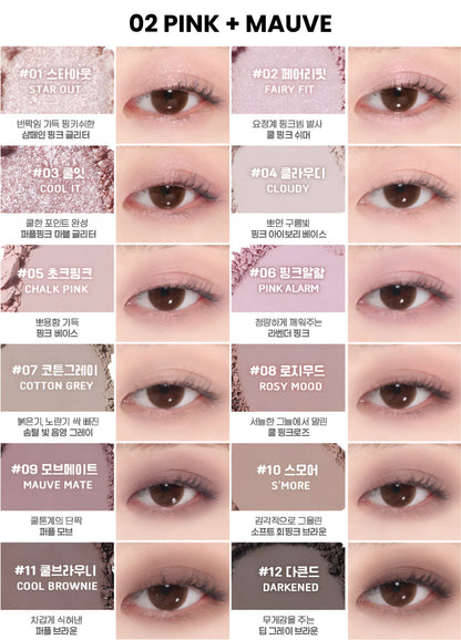 [COLORGRAM] Pin Point Eyeshadow Palette - 7 colors / 9.9g - SFOILER