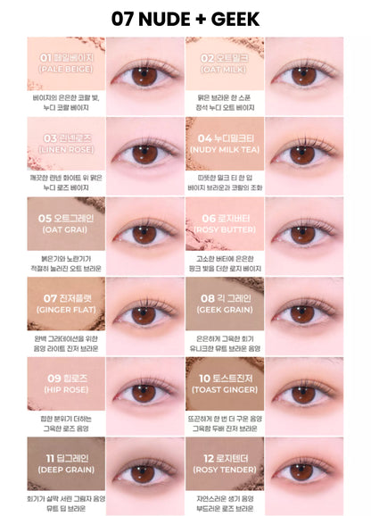 [COLORGRAM] Pin Point Eyeshadow Palette - 7 colors / 9.9g - SFOILER