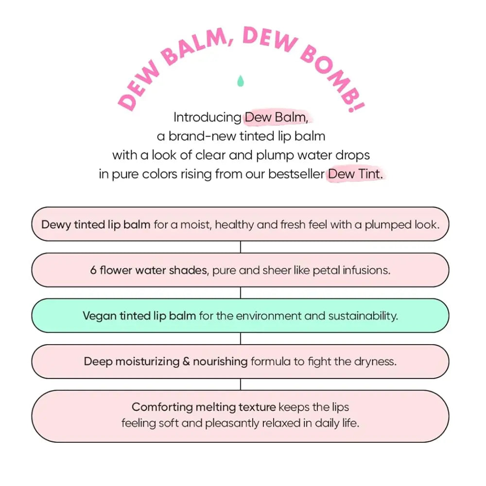 [AMUSE] Dew Balm – 6 colors / 3.2g - SFOILER