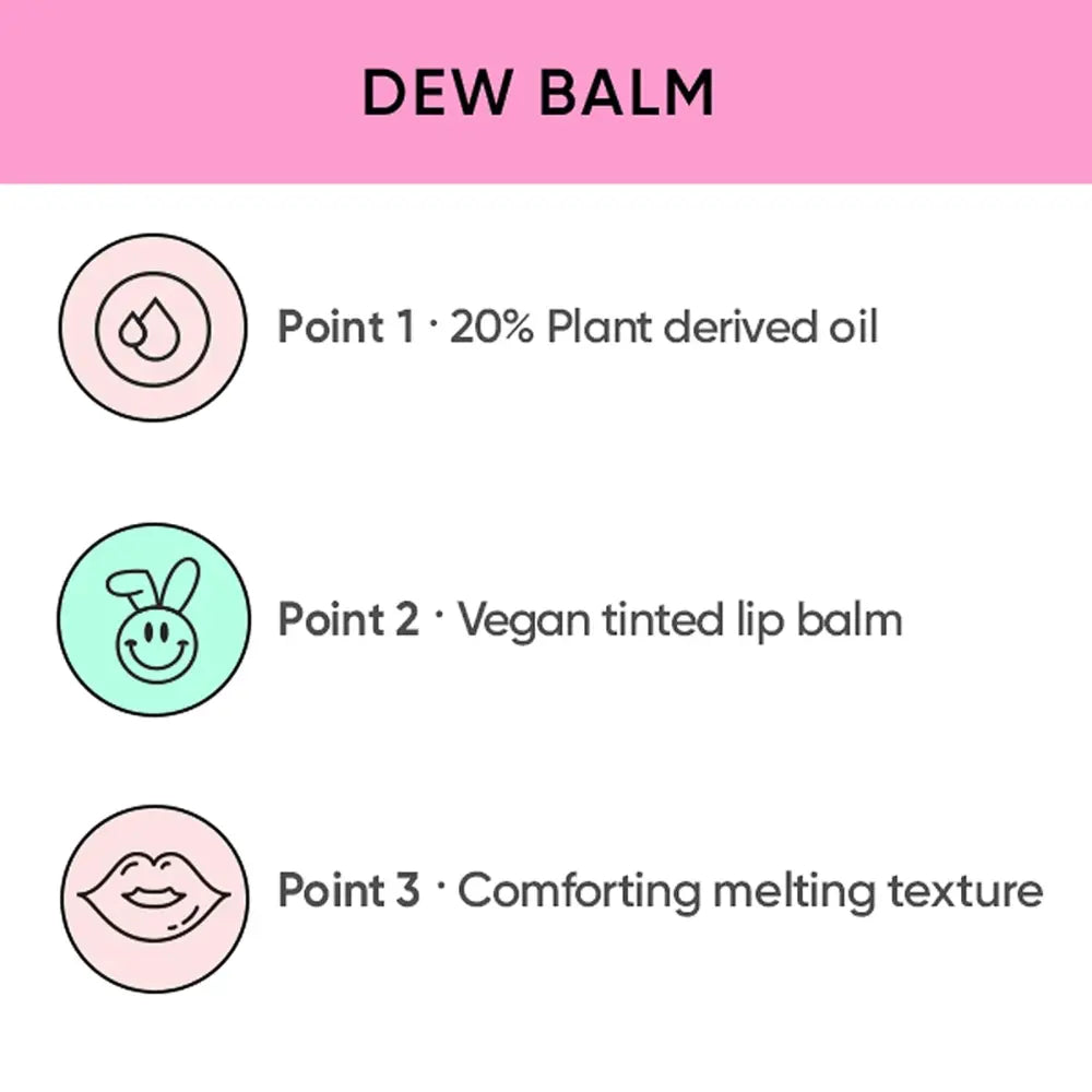 [AMUSE] Dew Balm – 6 colors / 3.2g - SFOILER