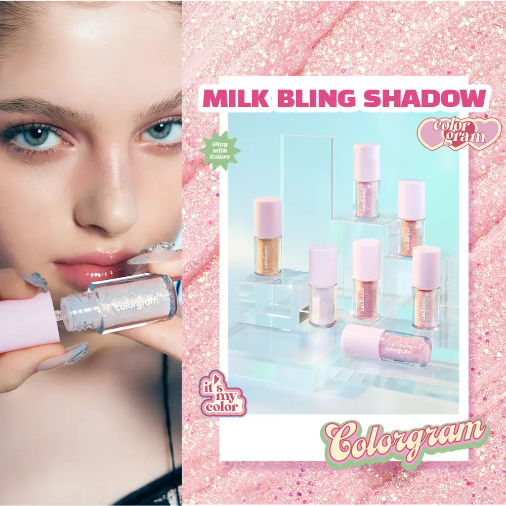 [COLORGRAM] Milk Bling Shadow - 7 colors / 3.2g - SFOILER