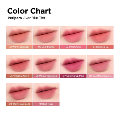 [PERIPERA] Over Blur Tint  10 colors / 3.5g - SFOILER