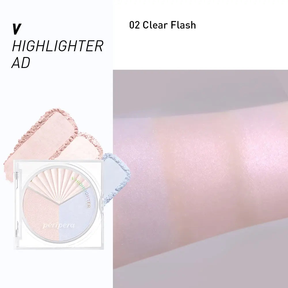 [PERIPERA] V Highlighter  2 colors / 8.2g - SFOILER