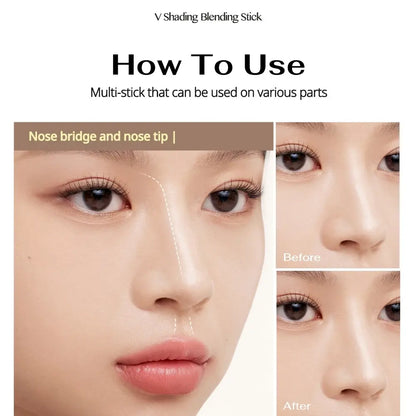 [PERIPERA] V Shading Blending Stick  3 colors / 0.6g - SFOILER