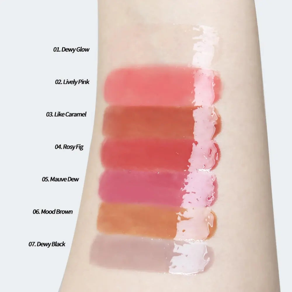 [HEART PERCENT] Dote On Mood Dewy Melting Lipstick – 7 colors / 1.5g - SFOILER