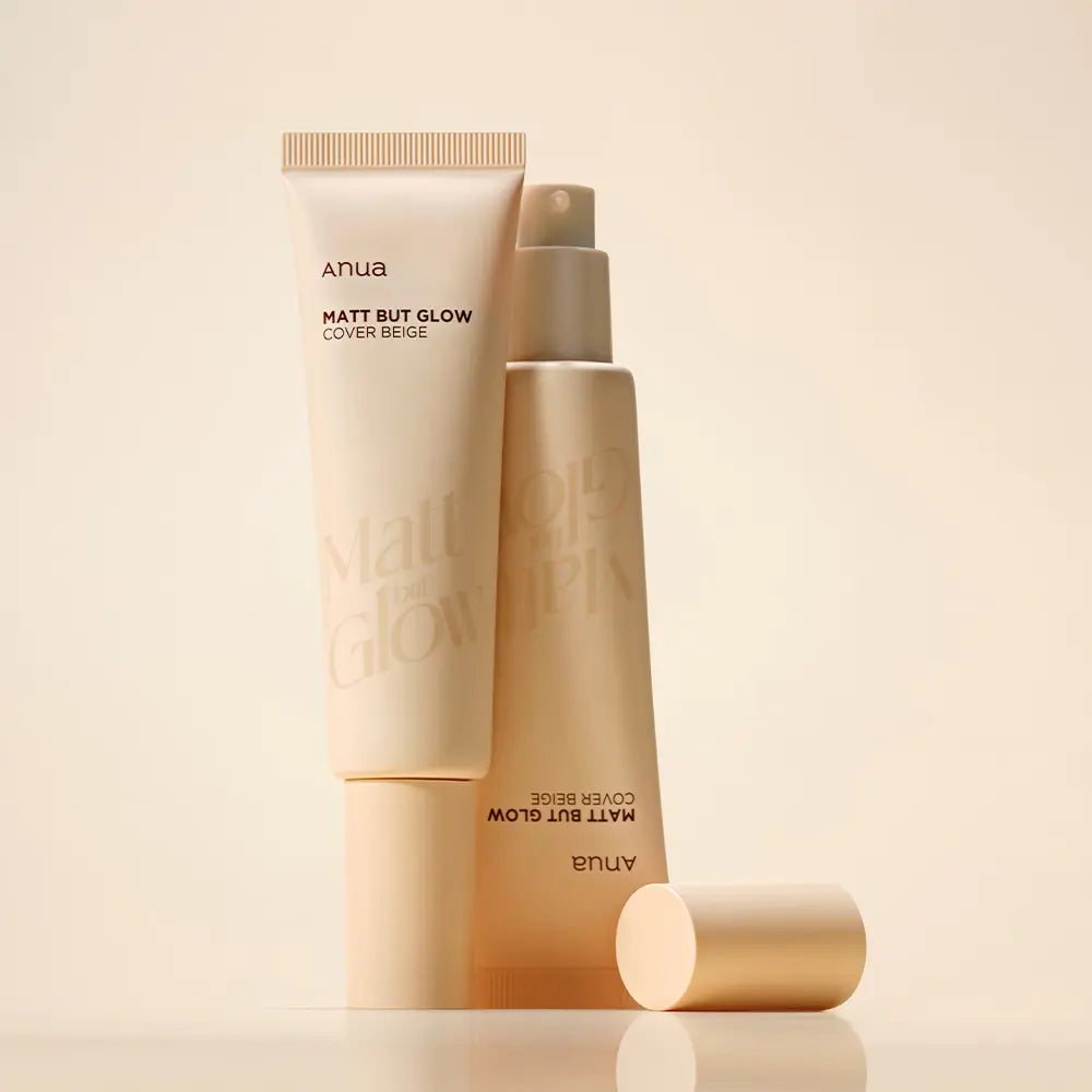 [ANUA] Matte But Glow Cover Beige SPF50+ PA++++ Twin Pack - 50ml x 2 - SFOILER