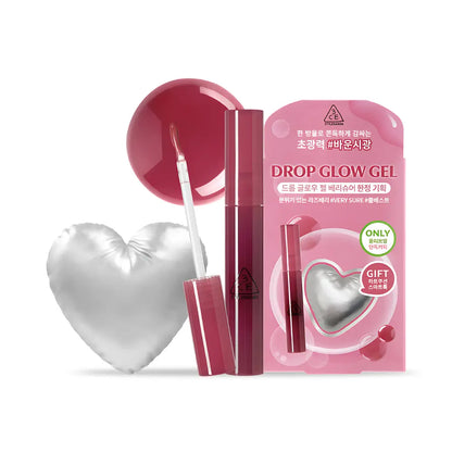 [3CE] Drop Glow Gel Special Set – 2 colors / 4g + Heart Phone Grip - SFOILER