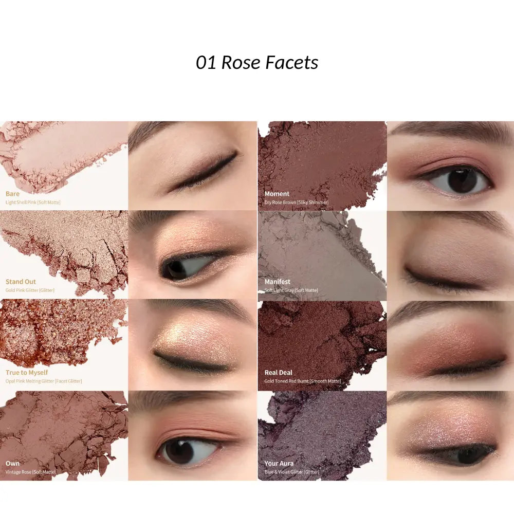 [HEART PERCENT] Dote On Mood Eye Palette – 4 colors - SFOILER