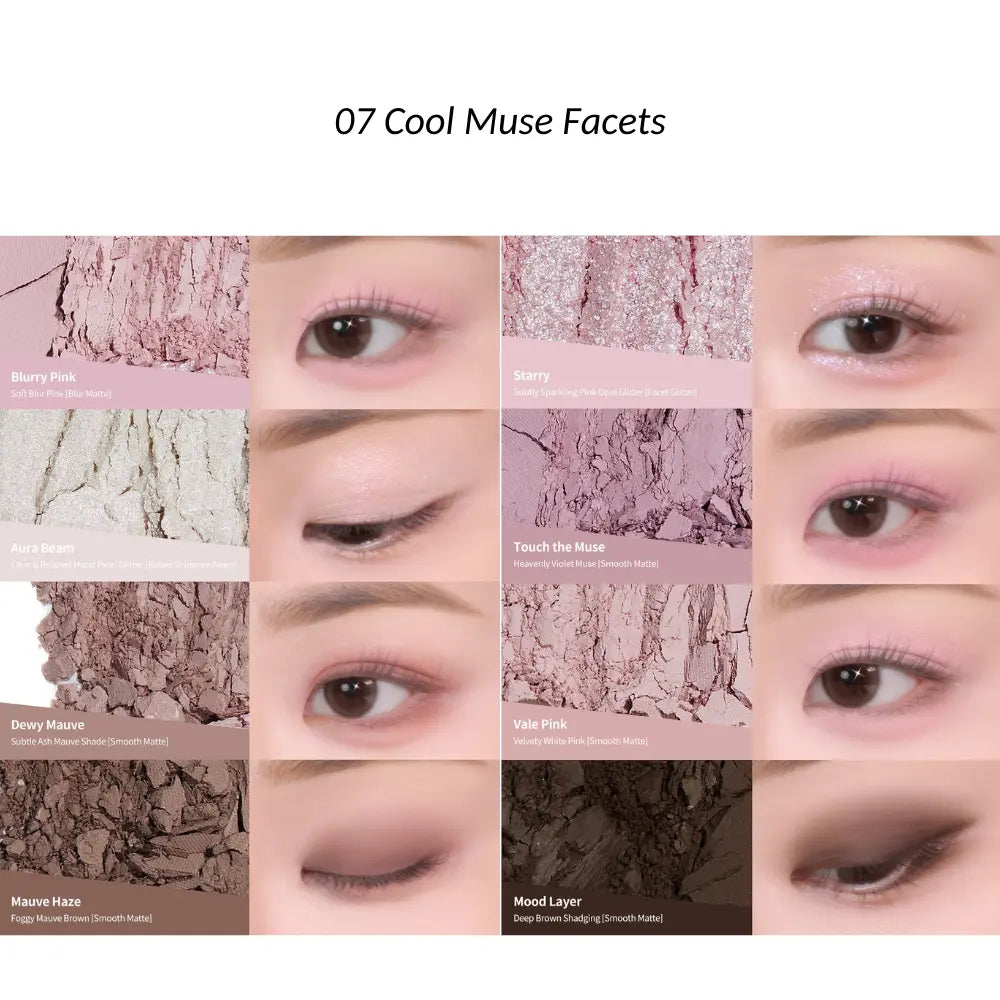 [HEART PERCENT] Dote On Mood Eye Palette – 4 colors - SFOILER