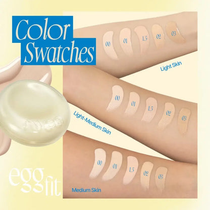 [FWEE] Cushion Egg Fit Cover Refill Set – 5 colors - SFOILER