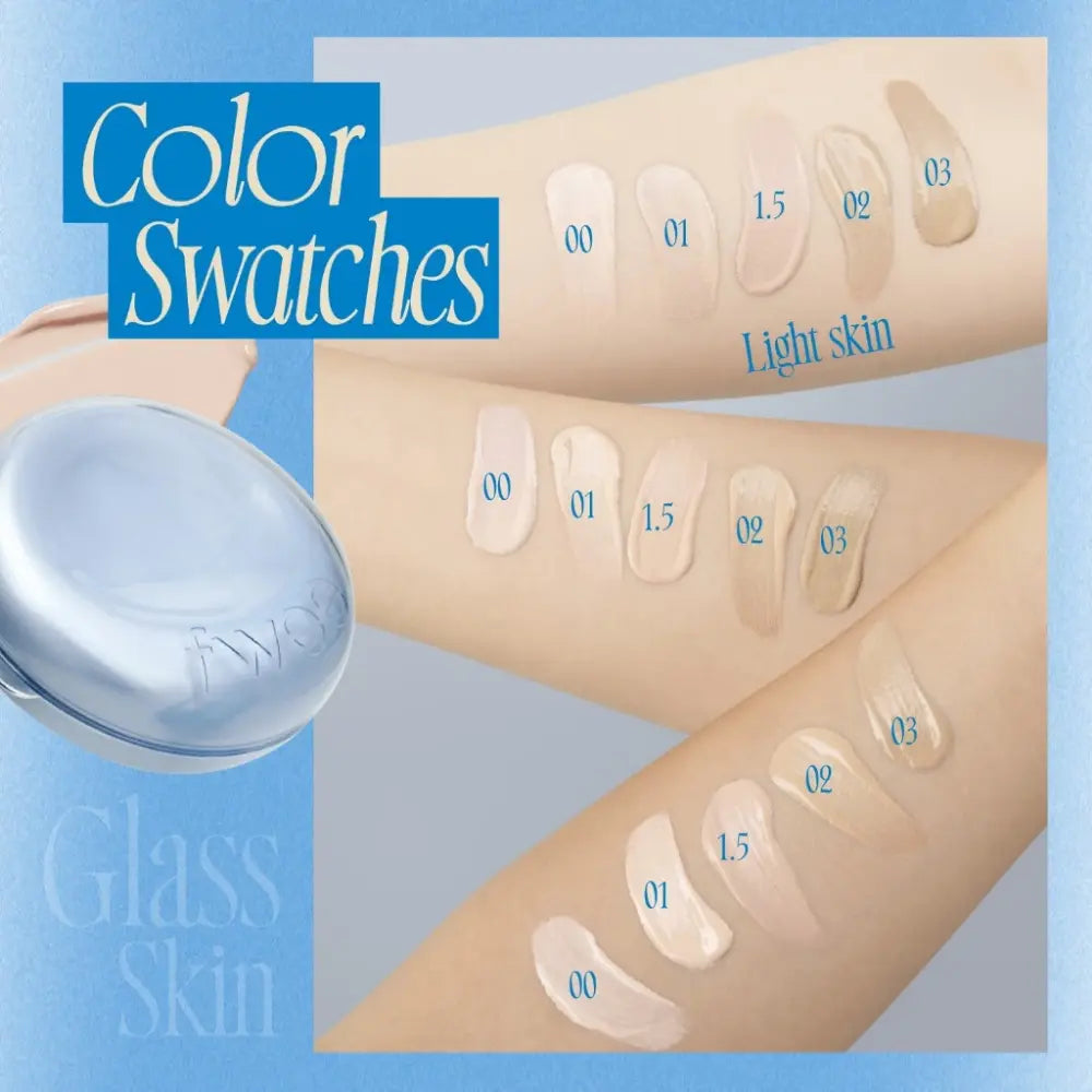 [FWEE] Cushion Glass Natural Refill – 5 colors / 13g