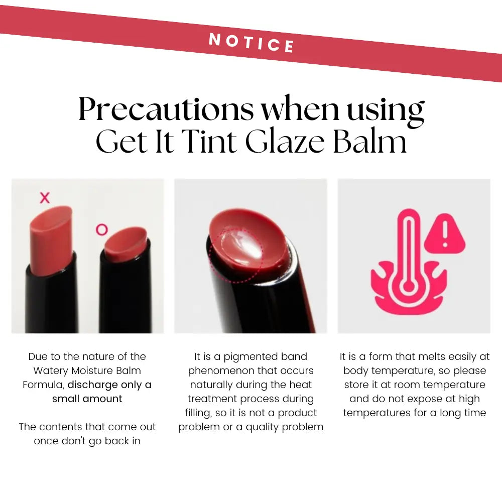 [TONYMOLY] Get It Tint Glaze Balm - 14 colors / 1.8g - SFOILER